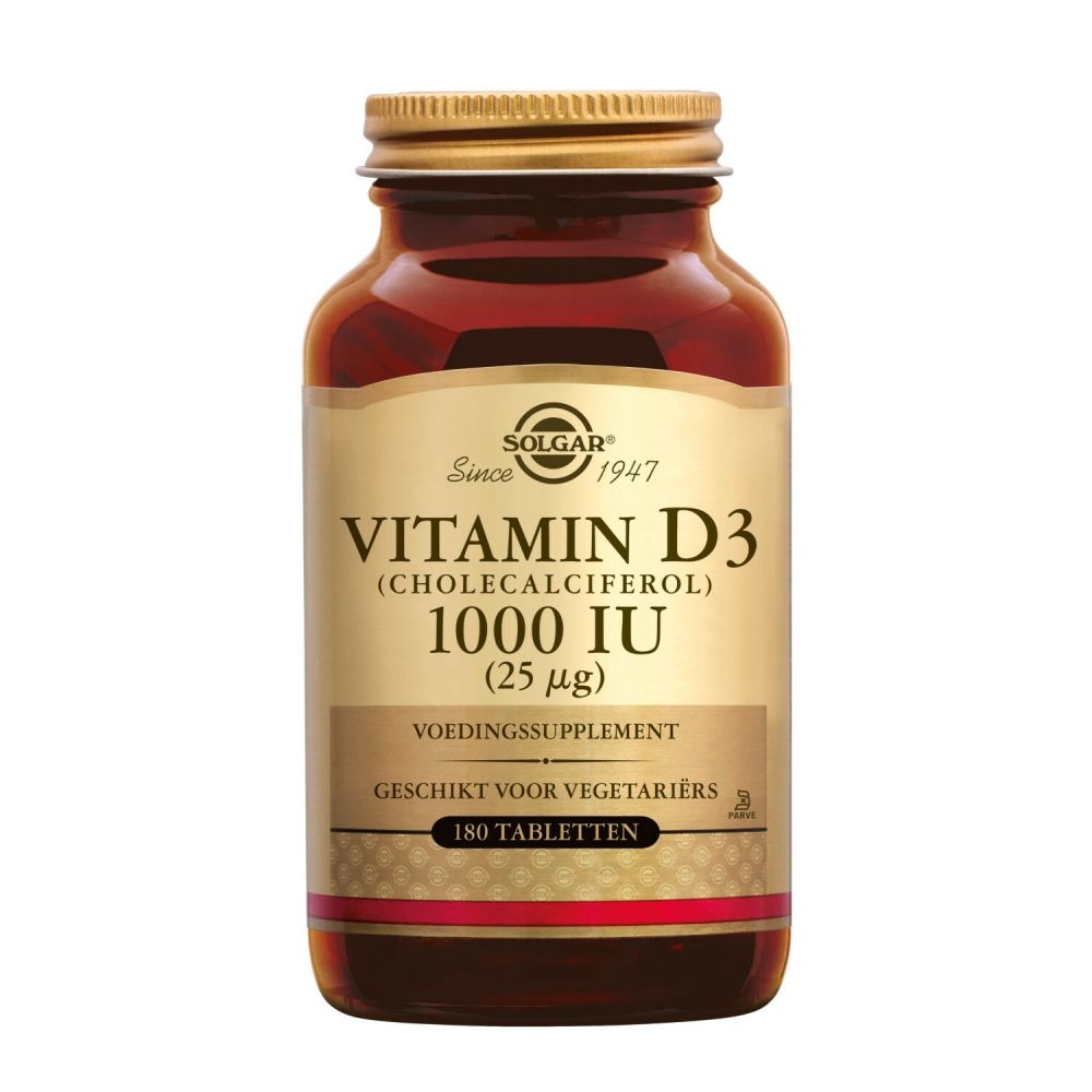 Solgar Vitamin D3 1000 IU (25 µg) | 180 tabletten